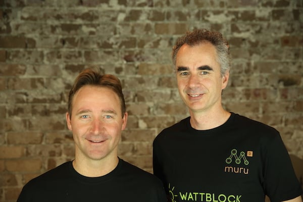 Wattblock founders Brent Clark and Ross McIntyre