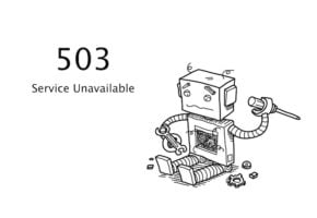 503 error, robot