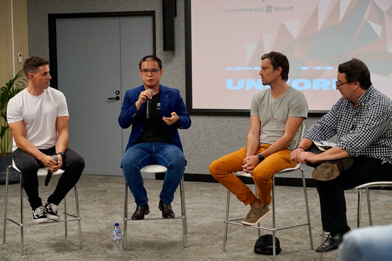 Timothy Hui of BDO talks venture captial funding at the recent Startup Daily From Idea to Unicorn event series