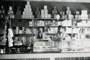 An 1890's grocery store