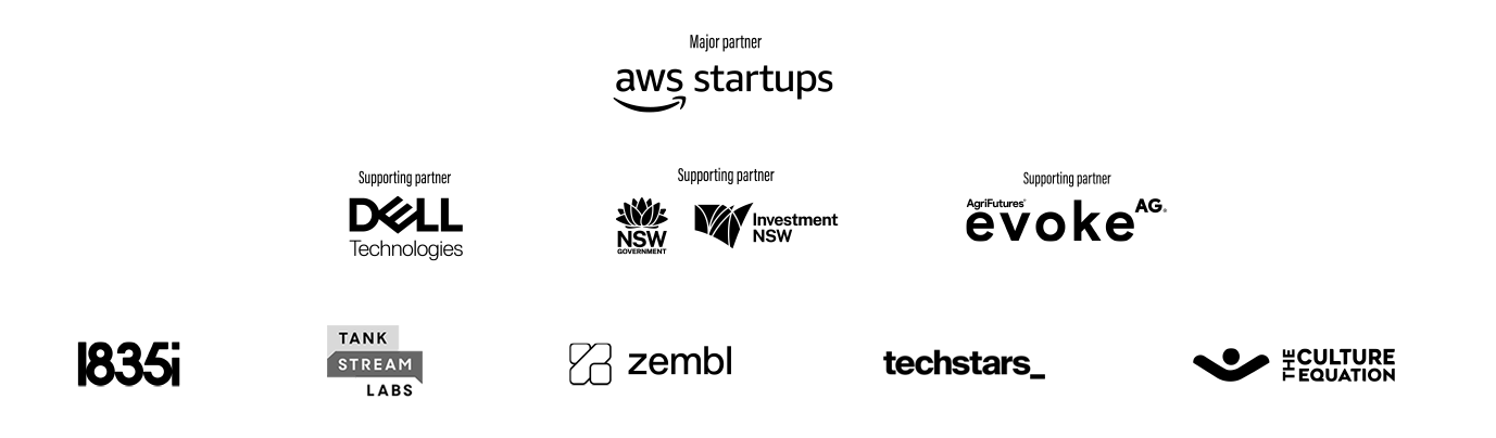 Startup Daily Best In Tech Awards sponsor board