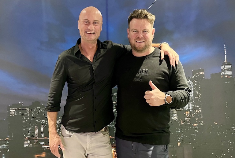 The Nudge Group founder Steve Grace and Tank Stream Labs CEO Bradley Delamere
